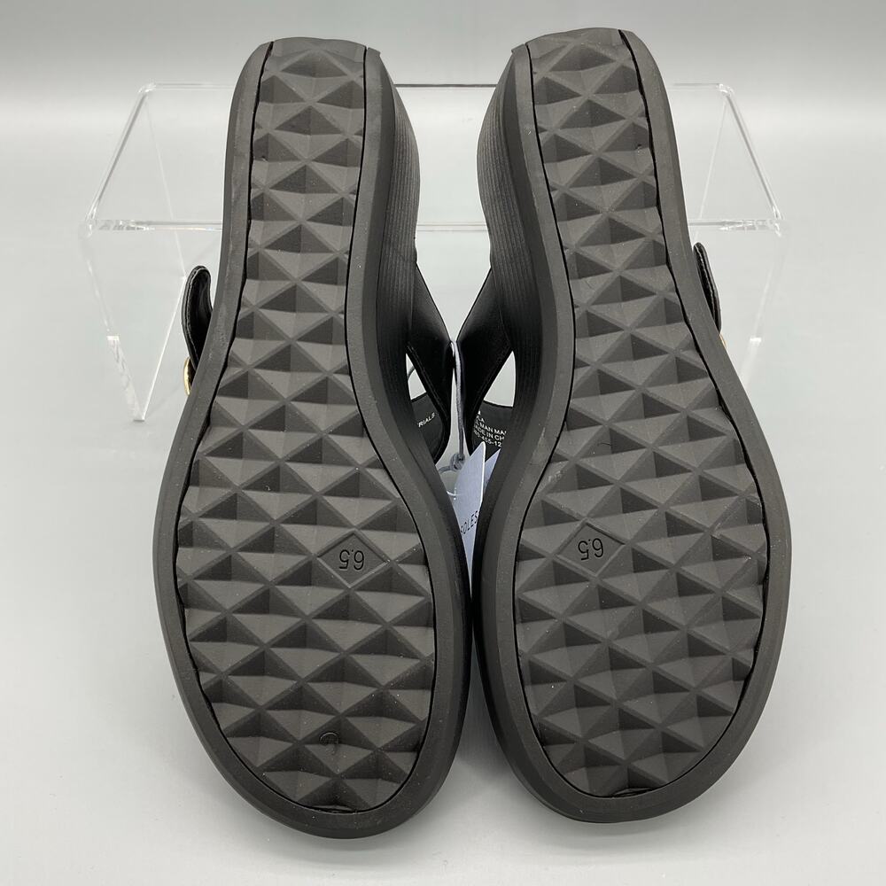 NEW Aerosoles Women’s Izola Wedge Sandals Black Size 6.5M - Picture 9 of 11